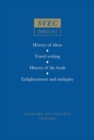 History of ideas; Travel writing; History of the book; Enlightenment and antiquity - Book