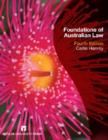 Foundations of Australian Law - Book