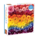 Rainbow Summer Flowers 500 Piece Puzzle - Book