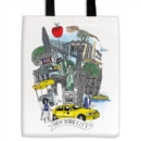 NYC Canvas Tote Bag - Book