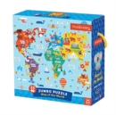 Map of the World Jumbo Puzzle - Book