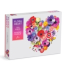 Flora Heart 750 Piece Shaped Puzzle - Book