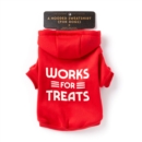 Works For Treats Dog Hoodie - XS - Book