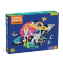 Space Mission 75 Piece Shaped Scene Puzzle - Book