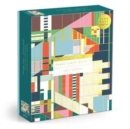 Frank Lloyd Wright Hillside Curtain 1500 Piece Foil Puzzle - Book