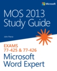 MOS 2013 Study Guide for Microsoft Word Expert - eBook