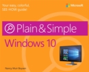 Windows 10 Plain & Simple - Book