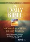 The Daily Bible (R) Large Print Edition - Book