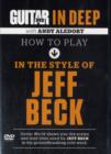 HOW TO PLAY IN THE STYLE OF JEFF BECK - Book