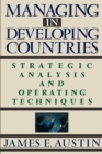 Managing In Developing Countries - Book