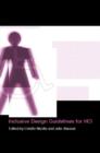 Inclusive Design Guidelines for HCI - Book