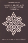 Poetry, Prose and Popular Culture in Hausa - Book