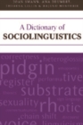 A Dictionary of Sociolinguistics - Book