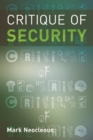 Critique of Security - Book