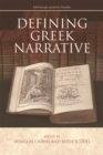 Defining Greek Narrative - Book