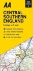 Road Map Central Southern England - Book