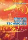 Analog Circuit Techniques : With Digital Interfacing - Book