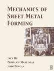 Mechanics of Sheet Metal Forming - Book