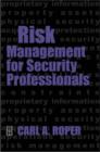 Risk Management for Security Professionals - Book