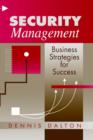 Security Management : Business Strategies for Success - Book