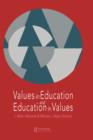 Values in Education and Education in Values - Book