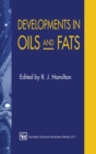 Developments in Oils and Fats - Book