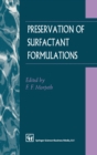 Preservation of Surfactant Formulations - Book