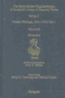 Almanacs : Printed Writings 1641–1700: Series II, Part One, Volume 6 - Book