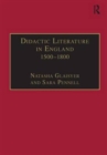 Didactic Literature in England 1500–1800 : Expertise Constructed - Book