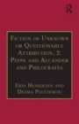 Fiction of Unknown or Questionable Attribution, 2: Peppa and Alcander and Philocrates : Printed Writings 1641-1700: Series II, Part Three, Volume 10 - Book