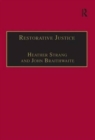 Restorative Justice : Philosophy to Practice - Book