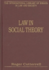 Law in Social Theory - Book