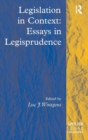 Legislation in Context: Essays in Legisprudence - Book
