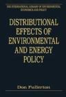 Distributional Effects of Environmental and Energy Policy - Book