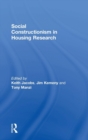 Social Constructionism in Housing Research - Book