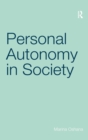 Personal Autonomy in Society - Book