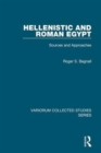 Hellenistic and Roman Egypt : Sources and Approaches - Book