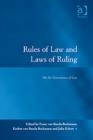 Rules of Law and Laws of Ruling : On the Governance of Law - Book