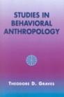 Studies in Behavioral Anthropology - Book