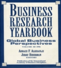 Business Research Yearbook, : Global Business Perspectives - Book