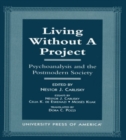 Living Without a Project : Psychoanalysis and the Postmodern Society - Book