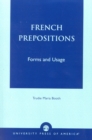 French Prepositions : Forms and Usage - Book