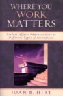 Where You Work Matters : Student Affairs Administration at Different Types of Institutions - Book