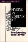 Finding an Academic Job - Book