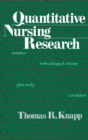 Quantitative Nursing Research - Book