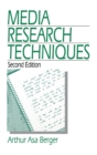 Media Research Techniques - Book