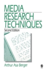 Media Research Techniques - Book