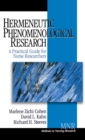 Hermeneutic Phenomenological Research : A Practical Guide for Nurse Researchers - Book