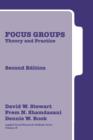 Focus Groups : Theory and Practice - Book