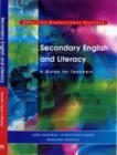 Secondary English and Literacy : A Guide for Teachers - Book